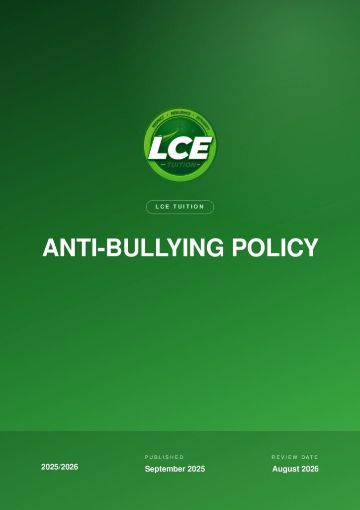 thumbnail of Anti Bullying Policy LCE Tuition
