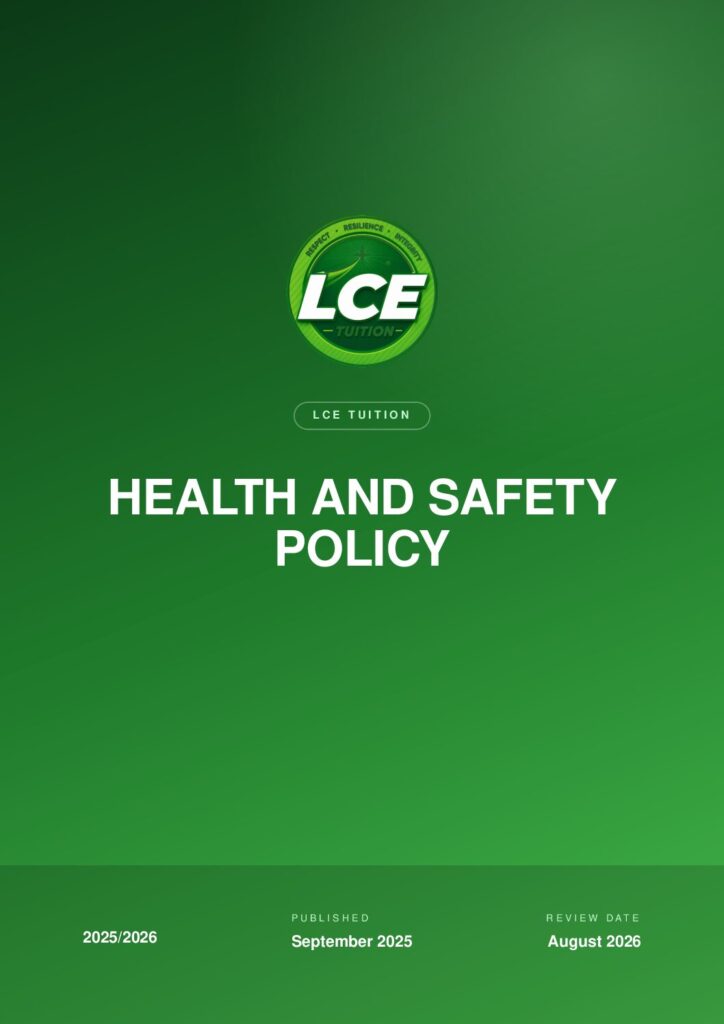 thumbnail of LCE Health & Safety Policy LCE Tuition