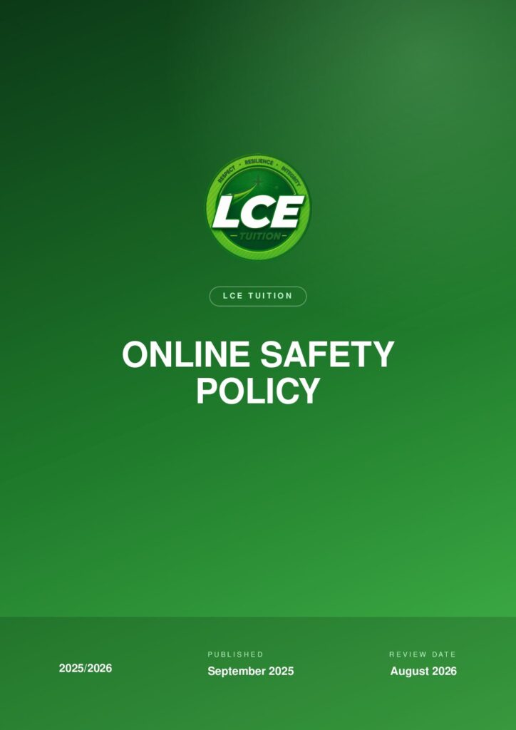 thumbnail of Online Safety Policy LCE Tuition