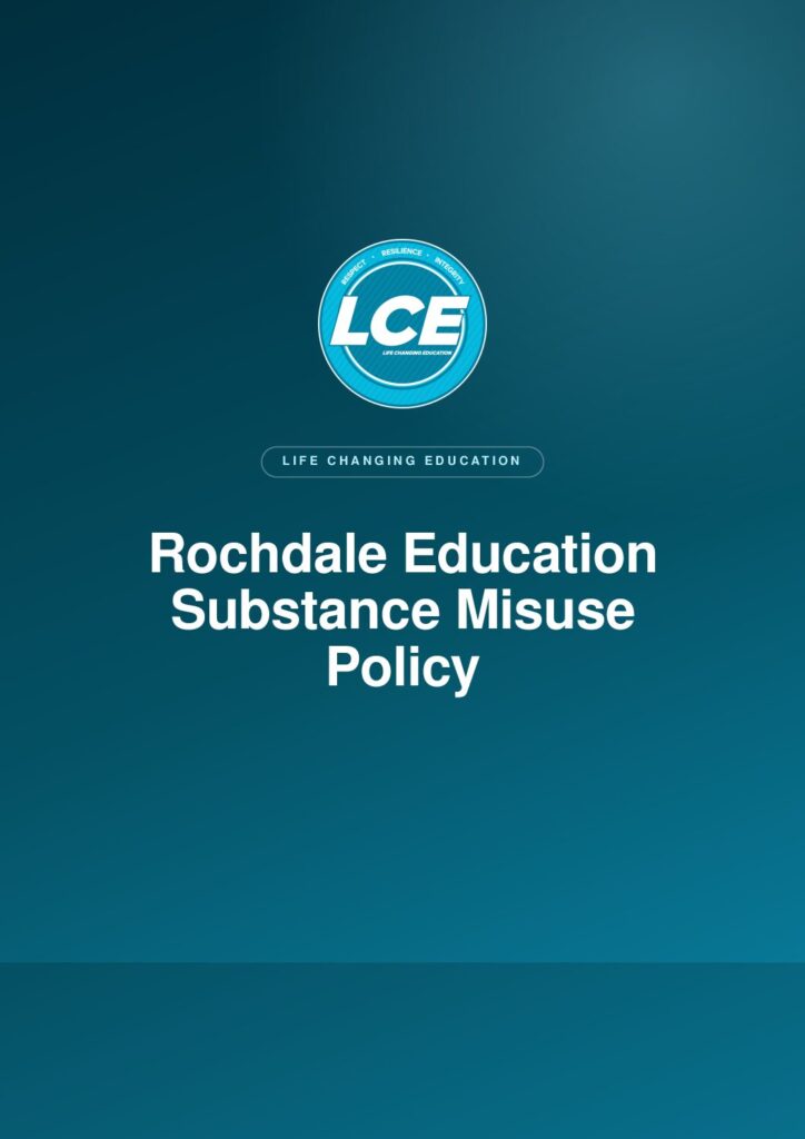 thumbnail of Rochdale Education Substance Misuse Policy January 2021